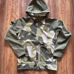 BURTON カーキ カモフラージュ フード付きジャケット L 155センチ