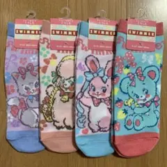 ②セリア☆SWIMMER/スイマー ショート丈ソックス 4足!!