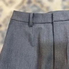 ユニクロ　レディース スラックス グレー センタープレス　パンツ　極美品