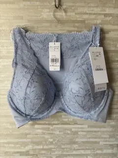 D80&L」トリンプ 恋するブラ612 ブラ&ショーツ ブルー