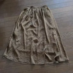 あったか裏カットソー付きプリントスカートのサムネイル