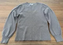 Discoat リブ編み 長袖ニット Fサイズ