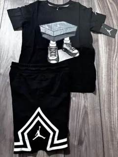 新品エアジョーダンNIKEナイキTシャツズボン上下セット110〜