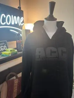 ACC フード付き 黒 スノーボードウェア スノボ オーバーサイズ