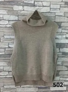ノースリーブ タートルネック