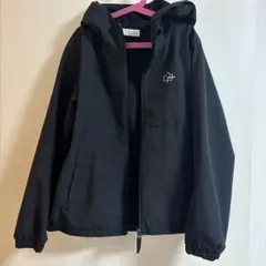 LOGOS DAYSフード付きジャケット 150 ブラック