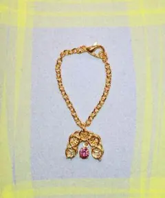 ドール用 ネックレス (4) ハンドメイド ゴールド