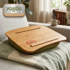 【美品】Yogibo Traybo 2.0 ライムグリーン ヨギボー トレイボーのサムネイル