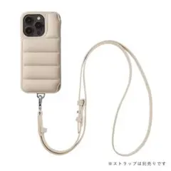 【DEMIU】デミュウ BALLON iPhone15Pro ストラップ付き