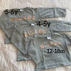 ZARA ロングTシャツ お揃い 3枚セット 5-6y/4-5y/12-18m