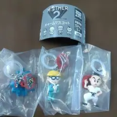 MOTHER2 チャームマスコット　ゲップー　ジェフ　プー