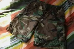 実物 デッドストック 米軍 M-65カーゴ ショートパンツ ウッドランドカモのサムネイル