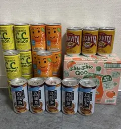なっちゃん　CCレモン ぷるんぷるんQooみかん　　デカビタ 烏龍茶 まとめ売りのサムネイル