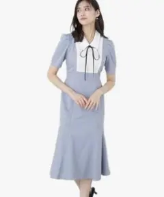 JILL by JILL STUART ブルーフレアワンピース