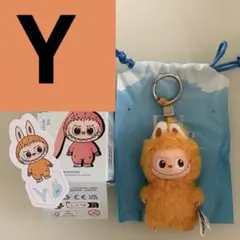 PIN FOR LOVE ラブブ イニシャル ぬいぐるみ ペンダント Y