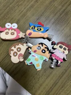 前髪クリップ　クレヨンしんちゃん