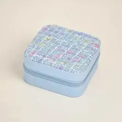 ジュエリーボックス 水色 アクセサリーケース 持ち運び 大容量 整理 旅行