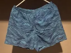 極美品 パタゴニア 総柄 波柄 バギーズ ショーツ 5インチ Mサイズ 2016