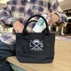 西海岸系⭐︎LUSSO SURF ミニトートバッグ　ブラック　送料込み