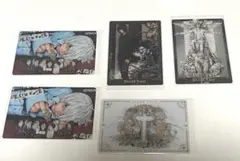 DEATHNOTE ウエハース 夜神月 L ニア リューク セット 5枚