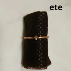 ete　一粒ダイヤリング　箱付き