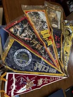 昭和レトロ！ご当地ペナント19枚まとめ売り ペナント 昭和 昭和レトロ！ご当地ペナント19枚まとめ売り 昭和レトロ