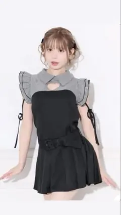 apresjour デコルテハートカットミニワンピースのサムネイル