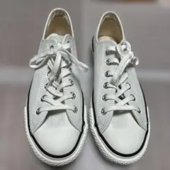 【新品】コンバース レザーオールスター J OX WHITE 26.0cm