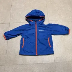 Montbell モンベル　キッズ　ジャケット　アウトドア　青　80