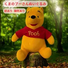 くまのプーさん ぬいぐるみ 約34cm 赤シャツ Pooh ディズニー 訳あり