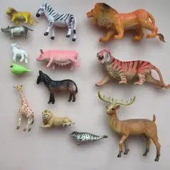 動物フィギュア 13体セット