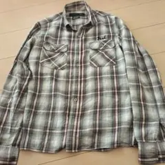 Magine チェック柄 長袖シャツ 46サイズ