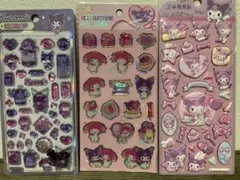 サンリオ　クロミ　マシュマロシール　ぷっくりシール　ホログラムシール セット