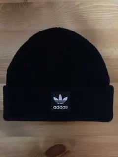 adidas 黒 ニット帽 ワンサイズ
