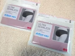 UNIQLOエアリズム ウルトラシームレスショーツ S パープル 2枚セット