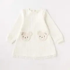 Mezzo Piano アニマルアップリケワンピース 100cm