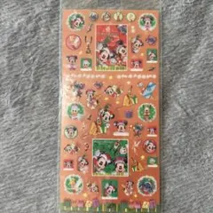 ③【未使用】ぷっくりラメシール　クリスマスディズニー