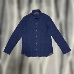 NICOLE CLUB FOR MEN 長袖シャツ ボタンダウン48 ネイビーのサムネイル