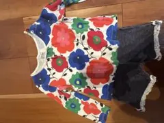 babyGAP 花柄長袖Tシャツ レギンスセット 18-24ヶ月のサムネイル