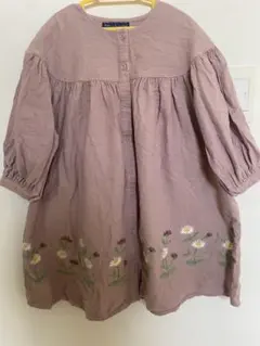 花柄刺繍ワンピース　120㎝　little ST by ST closet