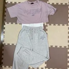 【Lovetoxic】クロップトップ＆スウェットパンツ&タンクトップ3点セット