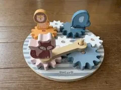 PolarB 動物モチーフ ギア知育玩具(木製)のサムネイル