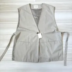 新品 AMERICAN HOLIC サイドベルトスリットベスト L
