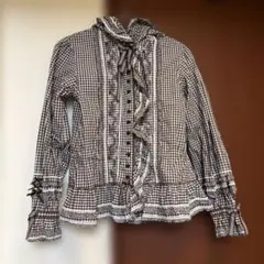 最終価格❗ピンクハウス❤️ギンガムドビー オーバーブラウス未使用 