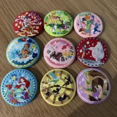 Disney Characters 刺繍缶バッジビスケット２