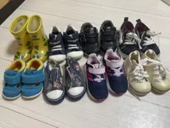 キッズシューズセット（ミキハウス、ニューバランス、アディダスなど）11〜13cm