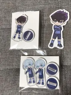 ブルーロック ダイソー Seria アクリルスタンド ステッカー 烏旅人 氷織羊