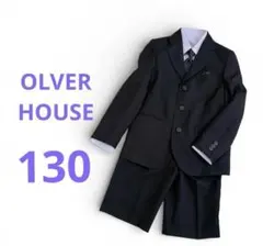 オリバーハウス　フォーマルスーツ 130cm ブラック　卒園式　入学式