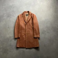 90s archive emporio armani leather coat