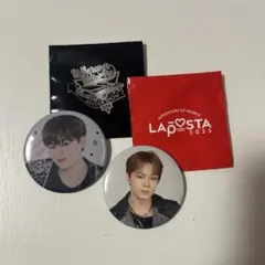 鶴房汐恩缶バッチ2個セット JO1DER SHOW / LAPOSTA2025